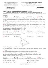Đề thi Giữa kì 2 Toán 11 năm 2025-2026 trường THPT Núi Thành (Đà Nẵng)